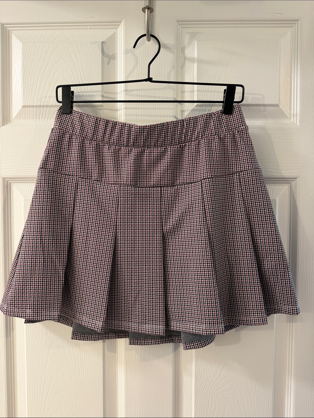 Olive & Oak Pink Gingham Circle Skater Skirt